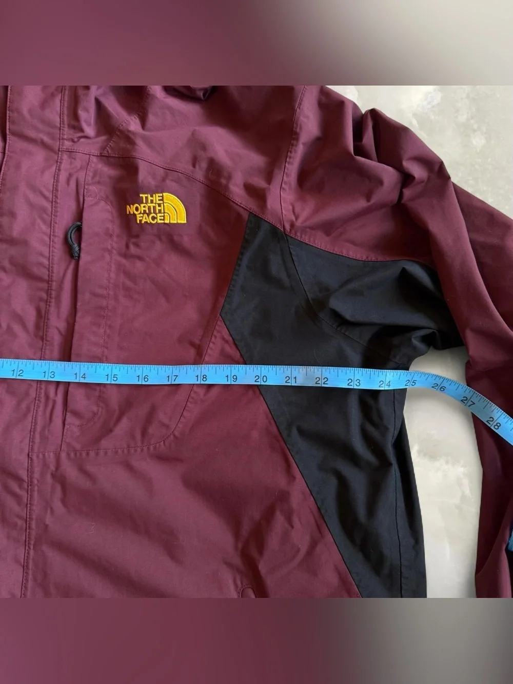 North Face Triclimate 3-in-1 Burgundy Colorblock Cinder Ski Jacket